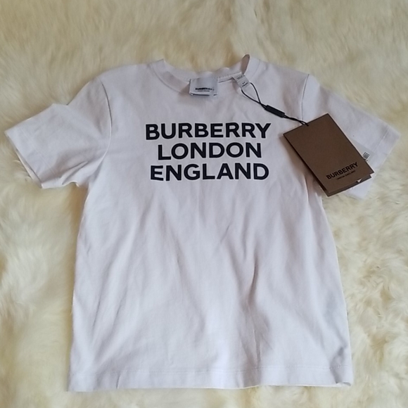 Burberry Other - Kids Burberry Logo White T-Shirt